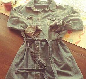 Woman's denim dress